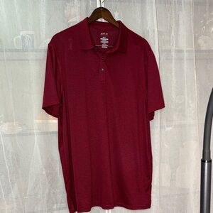 Apt. 9 Men's Deep Red Polo Shirt